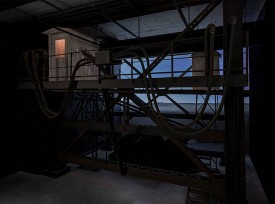 Donna Dennis, Ship and Dock/Nights and Days or The Gazer, 2018. Installation view (Day). Courtesy of the artist and Lesley Heller Gallery