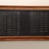 Adrian Piper, Everything #21, 2010-13 (detail). Installation, four vintage wall blackboards in lacquered wood frames and white chalk. Collection Adrian Piper Research Archive Foundation Berlin. © APRA Foundation Berlin.