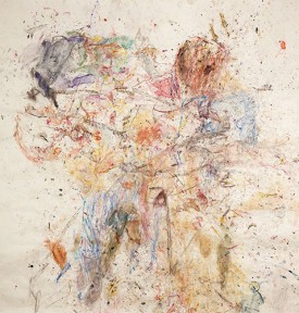 Martha Jungwirth, here and now and never again II, 1982/83. Watercolor. Private collection © Bildrecht, Vienna, 2018