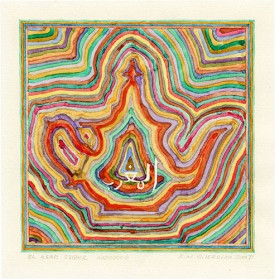 Raul Guerrero, Teapot, 1971. Watercolor on paper, 4 x 4 inches. Courtesy of the artist and Ortuzar Projects.