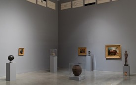 Installation shot, Fred Wilson: Afro Kismet, July 10 to August 17, 2018. Courtesy of the artist and Pace New York.