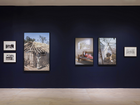 Installation view of Projects 108: Gauri Gill, on view at MoMA PS1 through September 3, 2018. Image courtesy MoMA PS1. Photo by Kris Graves. Artwork courtesy the artist and Nature Morte, New Delhi, India. © 2018 Gauri Gill