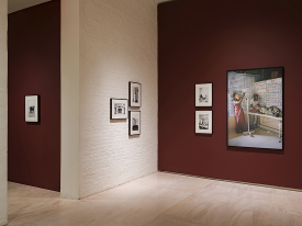 Installation view of Projects 108: Gauri Gill, on view at MoMA PS1 through September 3, 2018. Image courtesy MoMA PS1. Photo by Kris Graves. Artwork courtesy the artist and Nature Morte, New Delhi, India. © 2018 Gauri Gill