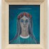 Gertrude Abercrombie, St. Brigit, 1963. Oil on board, 8 x 10 inches. Courtesy Karma Gallery.