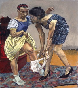 Paula Rego, Snow White and her Stepmother, 1995. Pastel on paper mounted on aluminium, 178 x 150 cm. Courtesy of The Whitworth, The University of Manchester.