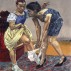 Paula Rego, Snow White and her Stepmother, 1995. Pastel on paper mounted on aluminium, 178 x 150 cm. Courtesy of The Whitworth, The University of Manchester.