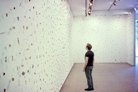 Donald Lipski, Gathering Dust, 1973-1979, installed at the Museum of Modern Art, 1979. Photo: Donald Lipski