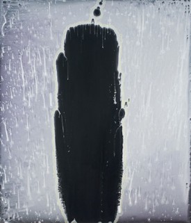 Babara Takenaga, Hello, 2018. Acrylic on linen, 42 x 36 inches. Courtesy of the artist and DC Moore Gallery