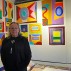 Richard Timperio with examples of his work. Photo: Paul Behnke