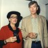 Phyllis Kind and Roger Brown at an opening. Photo courtesy of School of the Art Institute of Chicago Roger Brown Study Collection website