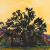 Graham Nickson, Monumental Tree – Serena’s Tree, Yellow Sky, 2000. Watercolor on paper, 18 x 24. Courtesy of the Louis-Dreyfus Family Collection