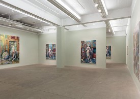 Installation view, Julie Heffernan: Hunter Gatherer at P.P.O.W. Gallery, New York, September 6 to October 6, 2018