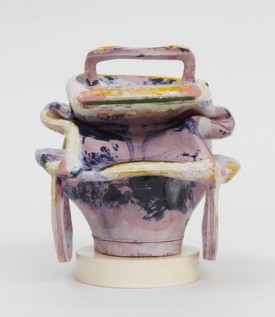 Kathy Butterly, No Doubt, 2018. Clay, glaze, 9-1/4 x 7-7/8 x 8-3/8 inches. Courtesy of the artist and James Cohan Gallery