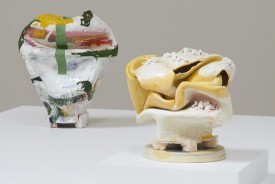 Installation view, Kathy Butterly: Thought Presence, at James Cohan Gallery, New York, 2018.