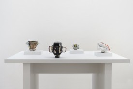 Installation view, Kathy Butterly: Thought Presence, at James Cohan Gallery, New York, 2018.