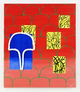 Jason Stopa, Syrian Damask Rose (mushroom cloud), 2018. Oil on canvas, 28 x 24 inches. Courtesy of the artist and Steven Harvey Fine Art Projects.