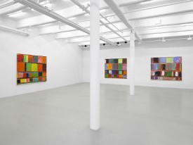 Installation shot, Stanley Whitney: In the Color, Lisson Gallery, New York, 2018 © Stanley Whitney; Courtesy Lisson Gallery