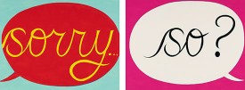 Monique Johannet, Sorry…So?, 2014. Oil on canvas, two canvases, 36 x 48 inches each. Courtesy of the artist