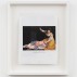 Betty Tompkins, Apologia (Artemisia Gentileschi #3), 2018. Acrylic on book page, framed, 11 x 8.25 inches. Courtesy of Betty Tompkins and P.P.O.W., New York