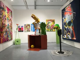 Works by David Bade at Annelien Kers gallery, Scope Miami Beach 2018. Photo: Sharmistha Ray