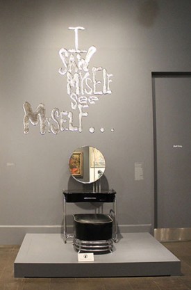 Installation shot of the exhibition under review, Rob Wynne: FLOAT, Courtesy of Brooklyn Museum, 2018