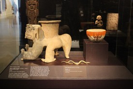 Installation shot of the exhibition under review, Rob Wynne: FLOAT, Courtesy of Brooklyn Museum, 2018