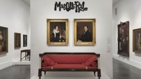 Installation shot of the exhibition under review, Rob Wynne: FLOAT, Courtesy of Brooklyn Museum, 2018