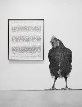 Installation view of Karl Haendel: Masses and Mainstream at Mitchell-Innes & Nash, 2019