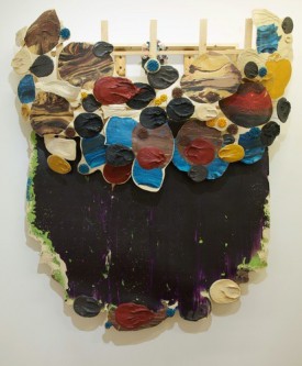Dennis Hollingsworth, Looking Back to Look Forward, 2019. Oil on canvas over wire and wood, 74 x 43 x 73 inches. Courtesy of the artist and Galerie Richard, New York