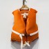 Charles LeDray, Life Vest / Hotel Manhattan, 2018. Fabric, thread, twill tape, Kapok, paint, varnish, brass, steel, patina, firescale, wood, wax, embroidery floss, 13-7/8 x 8-1/4 x 6-1/4 inches. Courtesy of the artist and Peter Freeman, Inc.