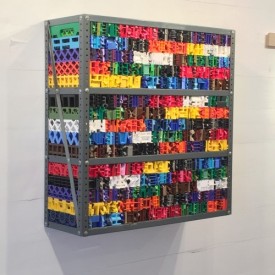 A recent work by Charles Spurrier, on view at 490 Atlantic Avenue. More image details to follow