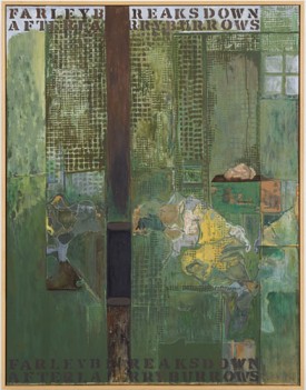 Jasper Johns, Untitled, 2018. Encaustic on canvas, 78 x 60 inches. Jasper Johns/VAGA at Artists Rights Society (ARS), NY; via Matthew Marks Gallery