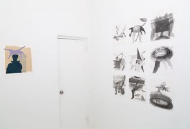 Installation shot of exhibition by Kaveri Raina at Assembly Room, New York, 2019