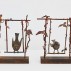 Claude Lalanne, Pair of Birds on the Balcony, 2000. Bronze and copper, edition of 8. Courtesy Galerie Mitterand, Paris