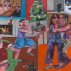 Mark Greenwold, Christmas Painting, 1964. Acrylic on canvas, 51-1/2 x 48-3/4 inches. Courtesy of the artist and Garth Greenan Gallery