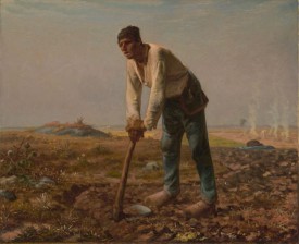 Jean-Francois Millet, Man with a Hoe, 1860–62. Oil on canvas, 32.25 × 39.5 inches. The J. Paul Getty Museum. Digital image courtesy of the Getty’s Open Content Program