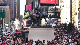 Kehinde Wiley, Rumors of War, 2019. Photo: Kylie Corwin for Kehinde Wiley