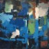 Alma Thomas, Blue Abstraction, 1961. Oil on canvas, 34 x 40 inches. Howard University