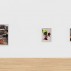Installation shot of the exhibition under review, courtesy of Andrew Kreps Gallery, New York, showing two still lives by Roe Ethridge discussed by Kardon, Penn and Wet Butt, center, and White Asparagus and Ketchup, right, both 2019.