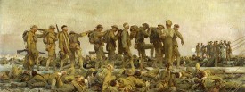John Singer Sargent, Gassed, 1919. Oil on canvas, 91 × 240½ inches. Imperial War Museum, London