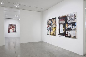 Installation shot of the exhibition under review, Tsibi Geva at Albertz Benda, 2020