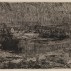 Henry O. Tanner, The Wreck, c. 1913. Etching on paper, 10 7/8 x 13 1/4 inches. PAFA, Gift of Dr. Constance E. Clayton in loving memory of her mother Mrs. Williabell Clayton.