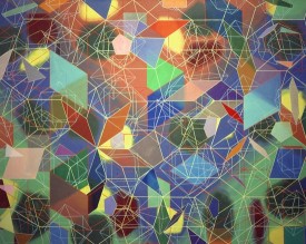 Tony Robbin, 1999-4, 1994. Acrylic on Canvas, 56 x 70 inches. Collection Lisa Jensen.