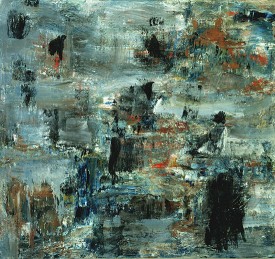 Louise Fishman, For There She Was, 1988. Oil on linen, 76-1/4 x 82 inches. Collection of Romita Shetty and Hasser Ahmad.