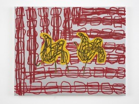 Jonathan Lasker, American Obscurity, 1987. Oil on linen, 24 x 30 inches. Courtesy the artist and Greene Naftali, New York.